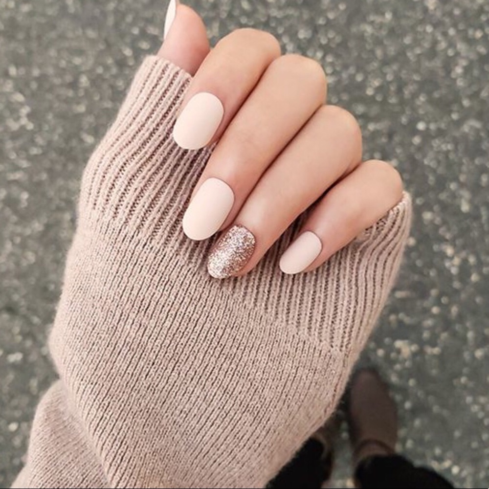 NEW imPRESS Matte Nude & Sparkling Glitter Nails - Picture 6 of 8